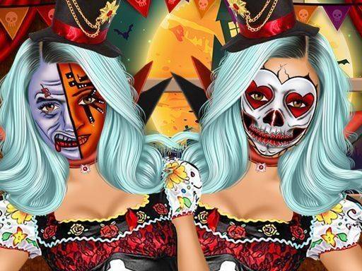Jenner Halloween Face Art Online Game