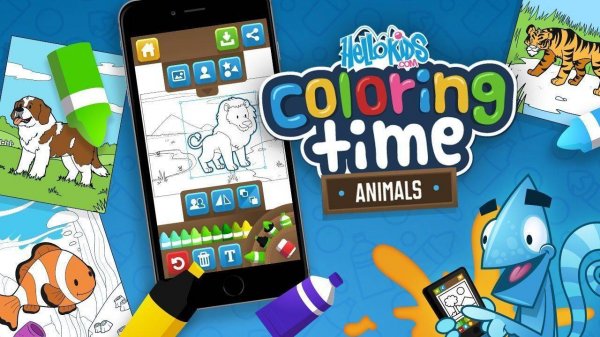 HelloKids Coloring Time Online Game