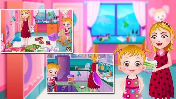 Baby Hazel Cleaning Time Online Game