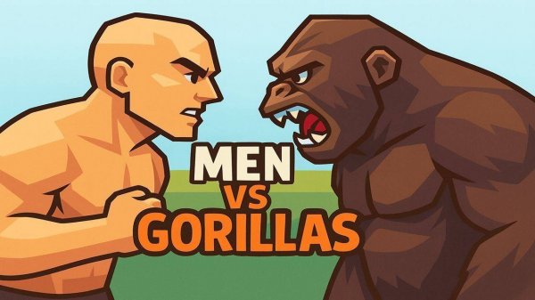 Men Vs Gorillas: Evolution Battle Game
