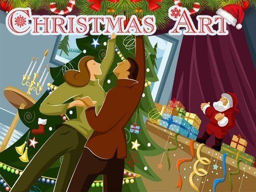 Christmas Art 2019 Slide Puzzle Game