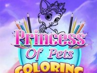 Princess Of Pets Coloring Online Game