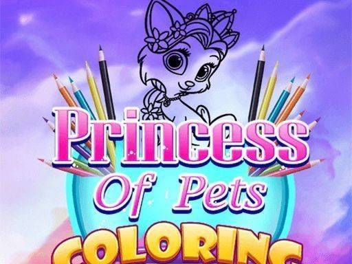 Princess Of Pets Coloring Online Game