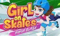 Girl on Skates: Paper Blaze Online Game