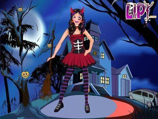 Halloween Doll Party Fashion Game