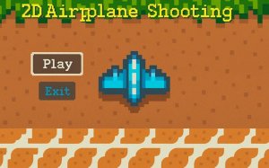 2D Airplane Shooting Arcade Game