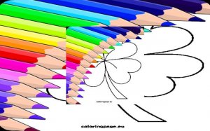 4 Leaf Clover Coloring Page Online Game