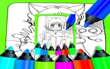 Anime Coloring Pages For Kids - Free Online Coloring Game