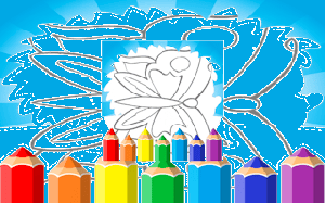 Butterfly Art Coloring Game