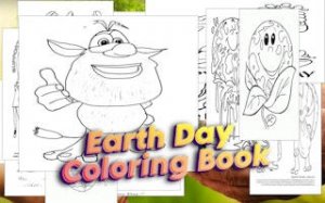 Earth Day Nature Coloring Art