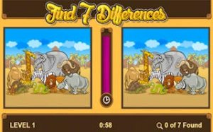 Find 7 Differences: Family Puzzle