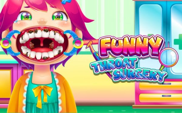 Funny Throat Surgery Doctor Game Online