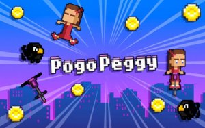 Pogo Peggy: Retro Pogo Adventure Online Game