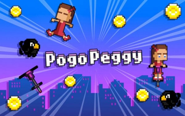 Pogo Peggy: Retro Pogo Adventure Online Game