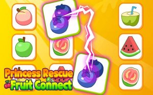 Princess Rescue Fruit Connect - Match Puzzle Online Game