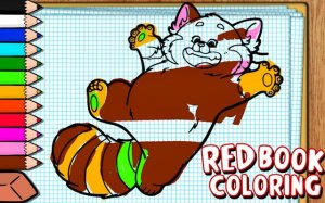 Red Coloring Book: Cartoon Art & Draw Game Online