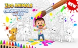 Zoo Animals Coloring Book for Kids - Free Online Puzzle Game