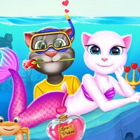 Cat Girl Mermaid Puzzle Journey