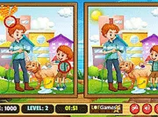 Animal Friends Find Five Puzzle