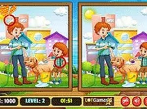 Animal Friends Find Five Puzzle