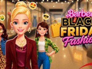 Barbie Black Friday Fashion Dress-Up Game