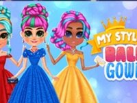My Stylish Ball Gown Dress Up Game