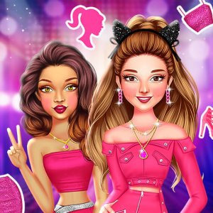 Celebrity BarbieCore Aesthetic Look Fashion Game Online Dress Up Game