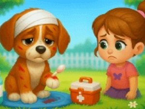 Lost Puppy Rescue and Care Online Game