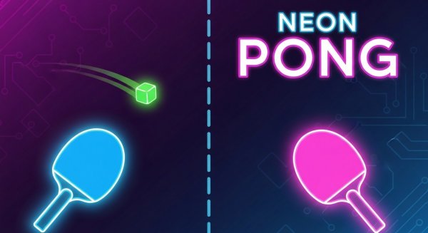 Neon Pong Online Game